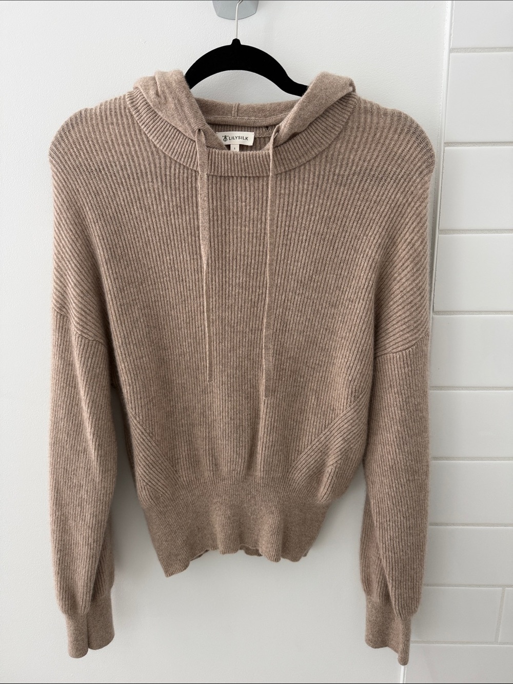 Lilysilk Cashmere Hoodie Sweater